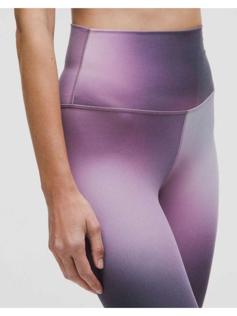 Lululemon Align High-Rise Crop 23" In Aurora Haze Purple Multi - Picture 2 of 7